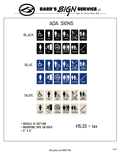 Standard ADA Sign Pricing